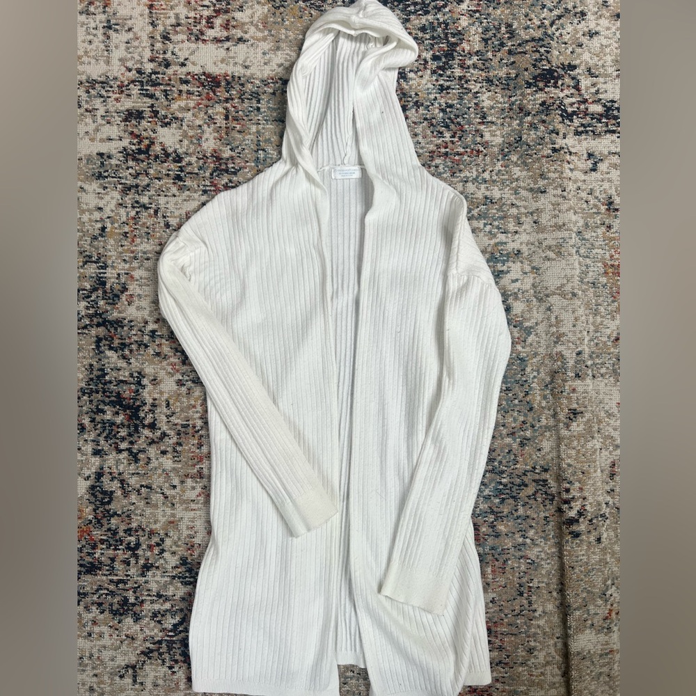 Girl Primark Cream Hooded Cardigan
